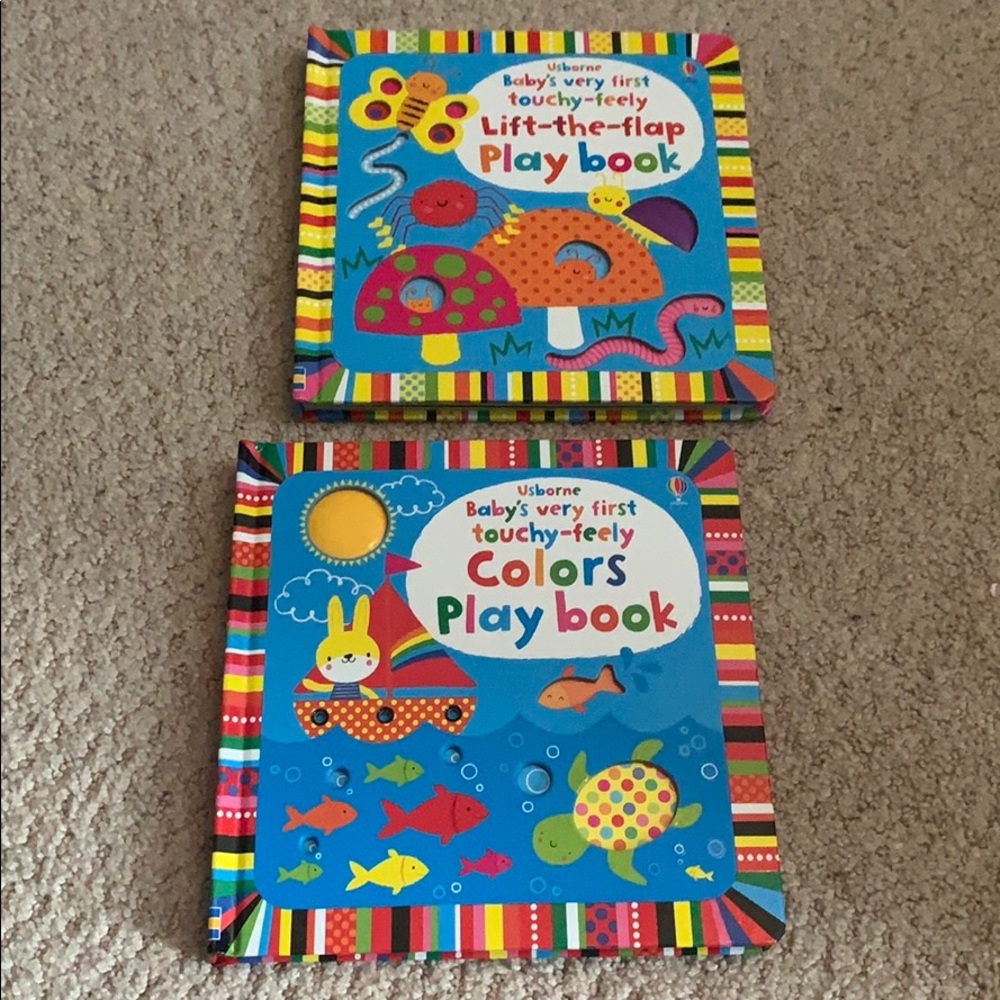 Flaps & textured baby board books (set of 2)